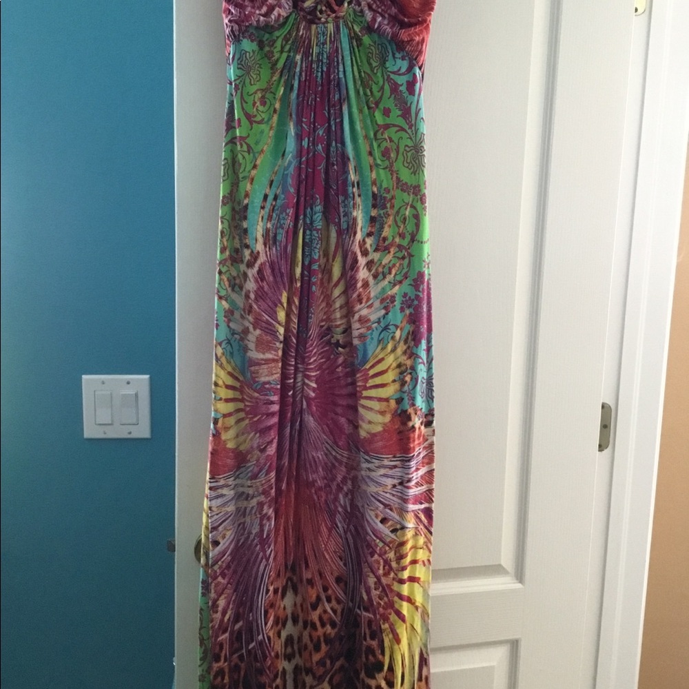 Sky maxi dress